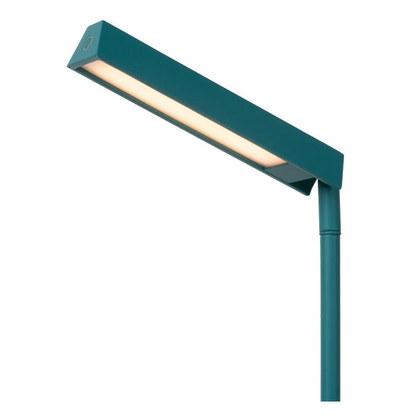 Lucide LAVALE dimbare LED-leesvloerlamp 3 W, turquoise
