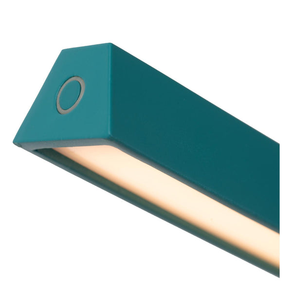 Lucide LAVALE dimbare LED-leesvloerlamp 3 W, turquoise