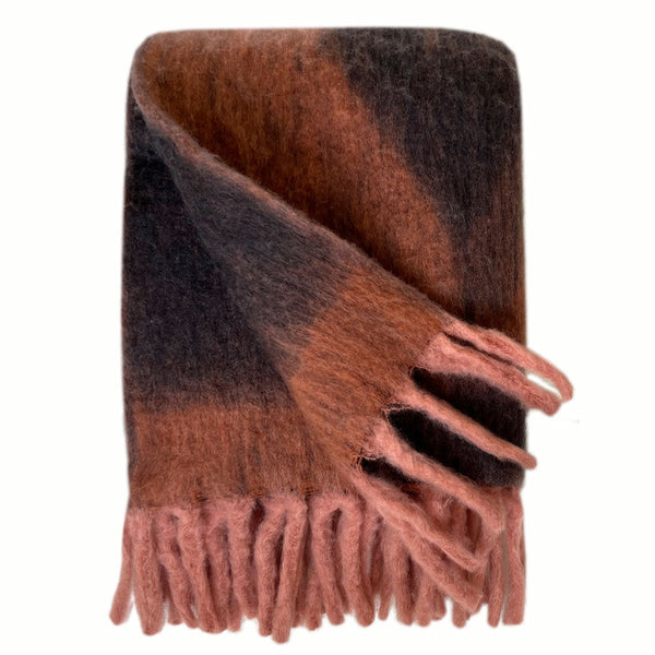 Malagoon plaid zapotec - zacht zwart - 100% gerecycled