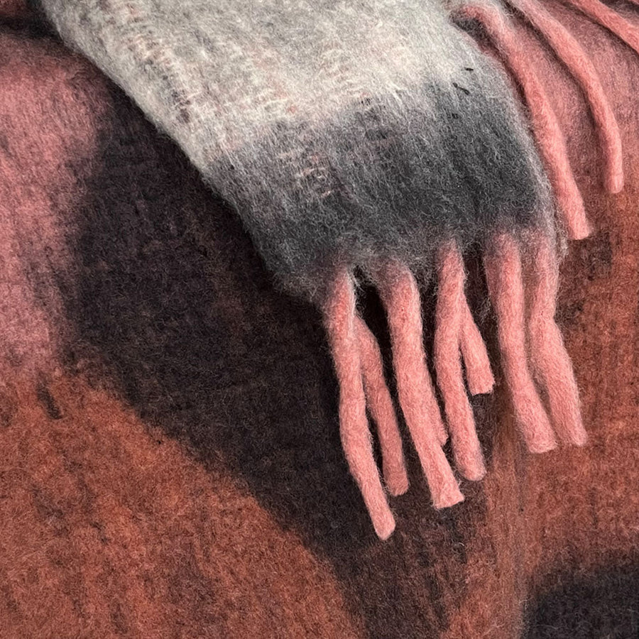 Malagoon plaid zapotec - zacht zwart - 100% gerecycled