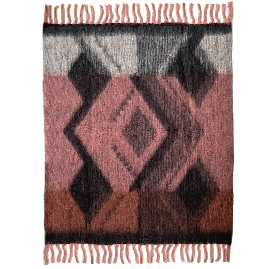 Malagoon plaid zapotec - zacht zwart - 100% gerecycled