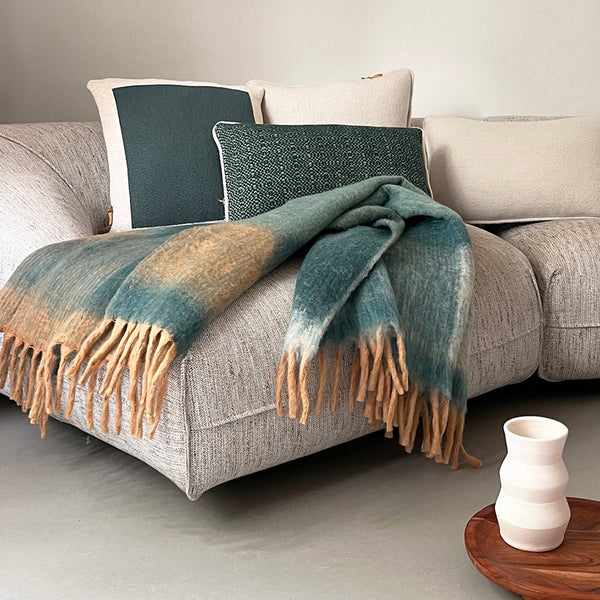 Malagoon plaid zapotec - zachtgroen - 100% gerecycled
