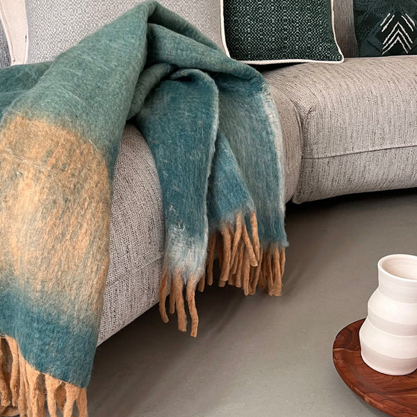 Malagoon plaid zapotec - zachtgroen - 100% gerecycled
