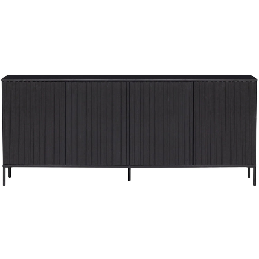 NEW GRAVURE DRESSOIR 200 CM GRENEN ZWART [fsc]