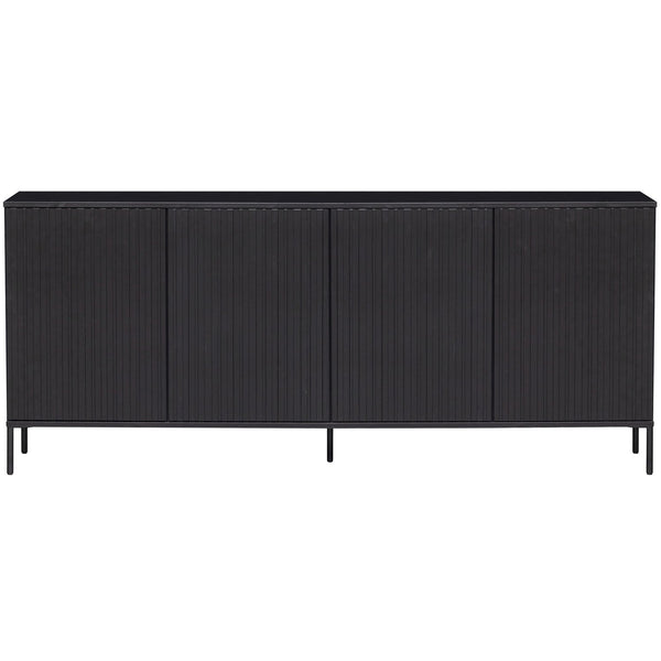 NEW GRAVURE DRESSOIR 200 CM GRENEN ZWART [fsc]