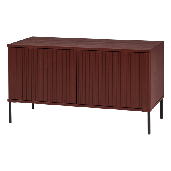 New gravure tv-meubel 100 cm grenen bordeauxrood