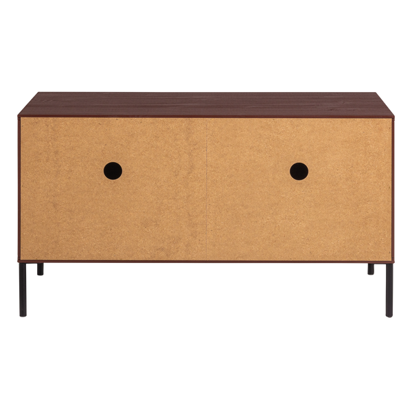 New gravure tv-meubel 100 cm grenen bordeauxrood