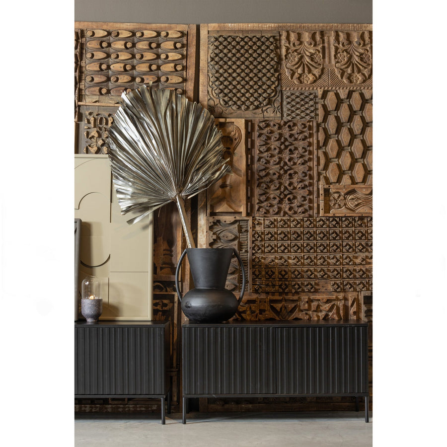 NEW GRAVURE TV MEUBEL 100 CM GRENEN ZWART [fsc]