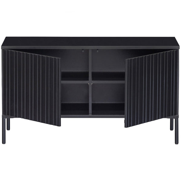 NEW GRAVURE TV MEUBEL 100 CM GRENEN ZWART [fsc]