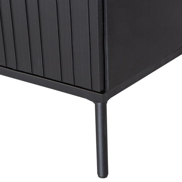 NEW GRAVURE TV MEUBEL 100 CM GRENEN ZWART [fsc]