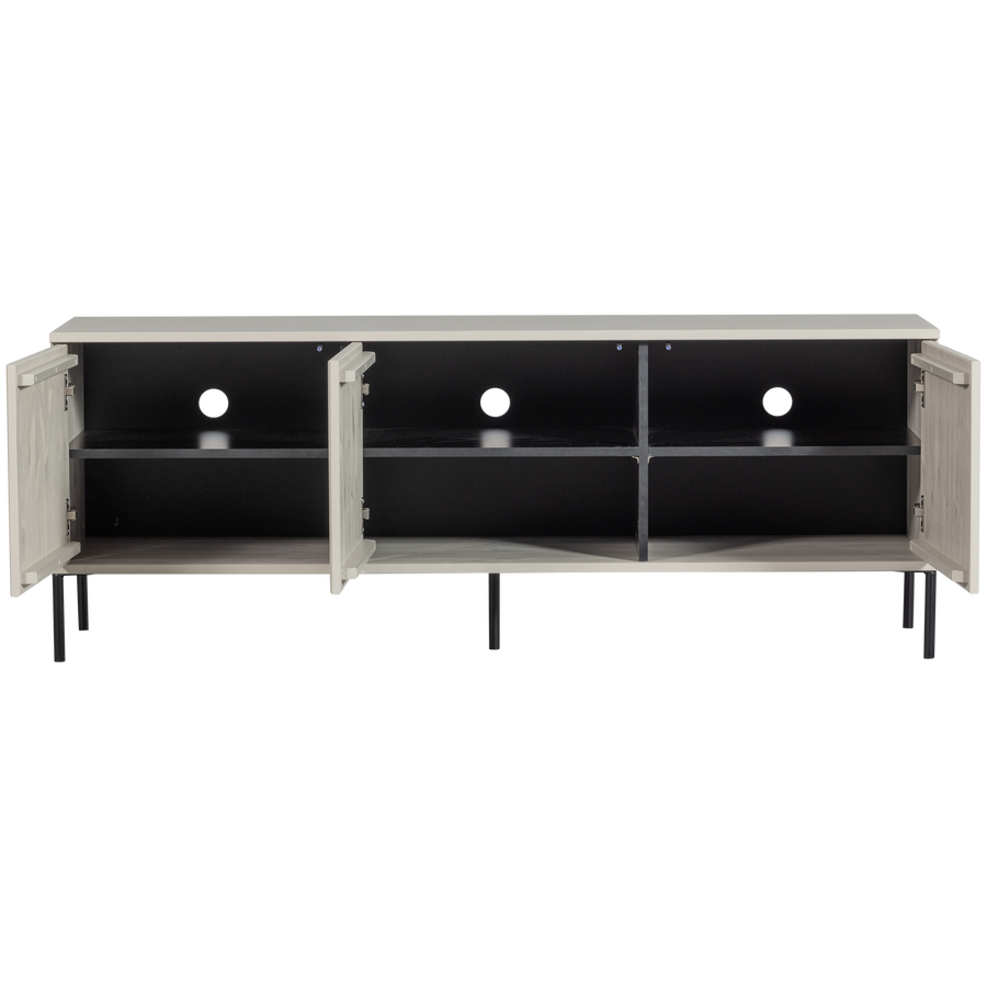 New gravure tv-meubel 150 cm grenen dust [fsc]