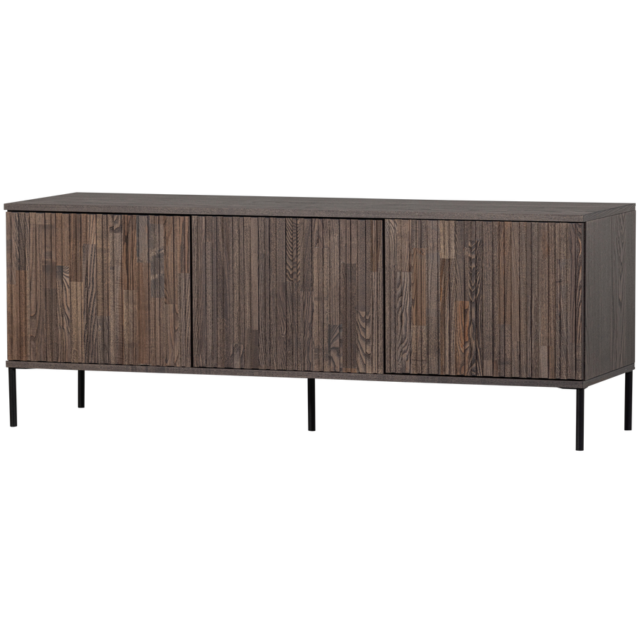 New gravure tv-meubel 150 cm essen fineer espresso [fsc]