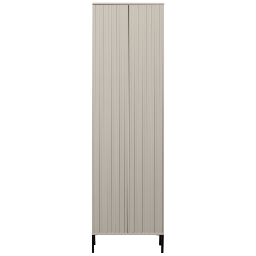 New gravure hoge kast met lade grenen dust [fsc]