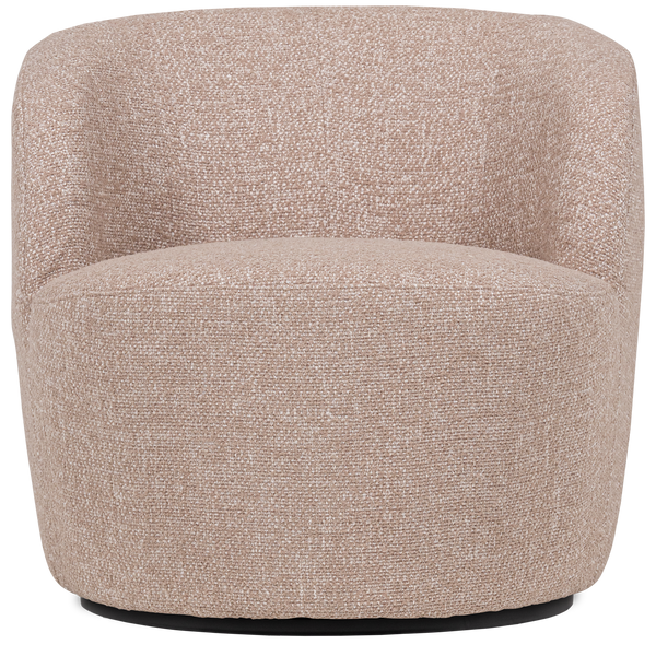 Serra draaifauteuil naturel melange
