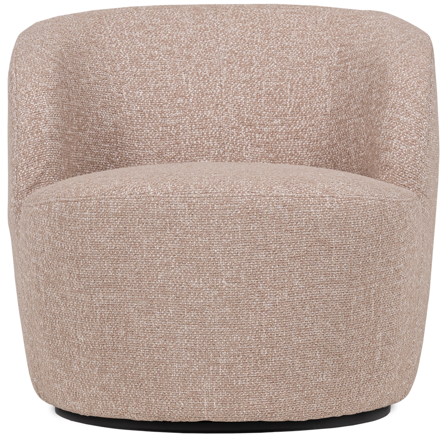 Serra draaifauteuil naturel melange