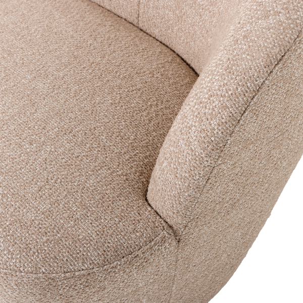Serra draaifauteuil naturel melange