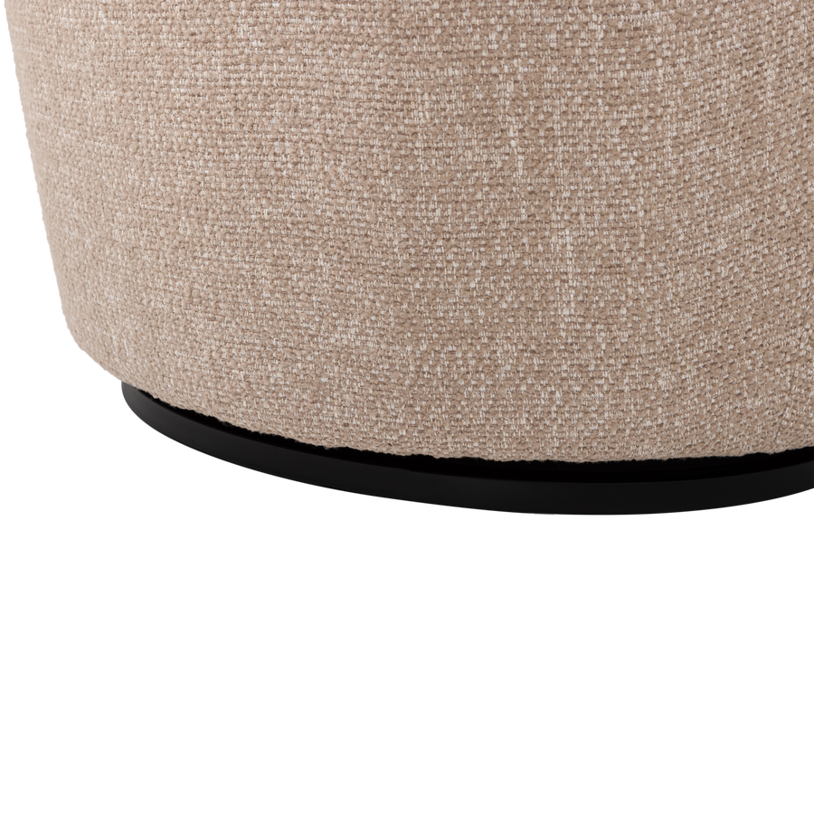 Serra draaifauteuil naturel melange