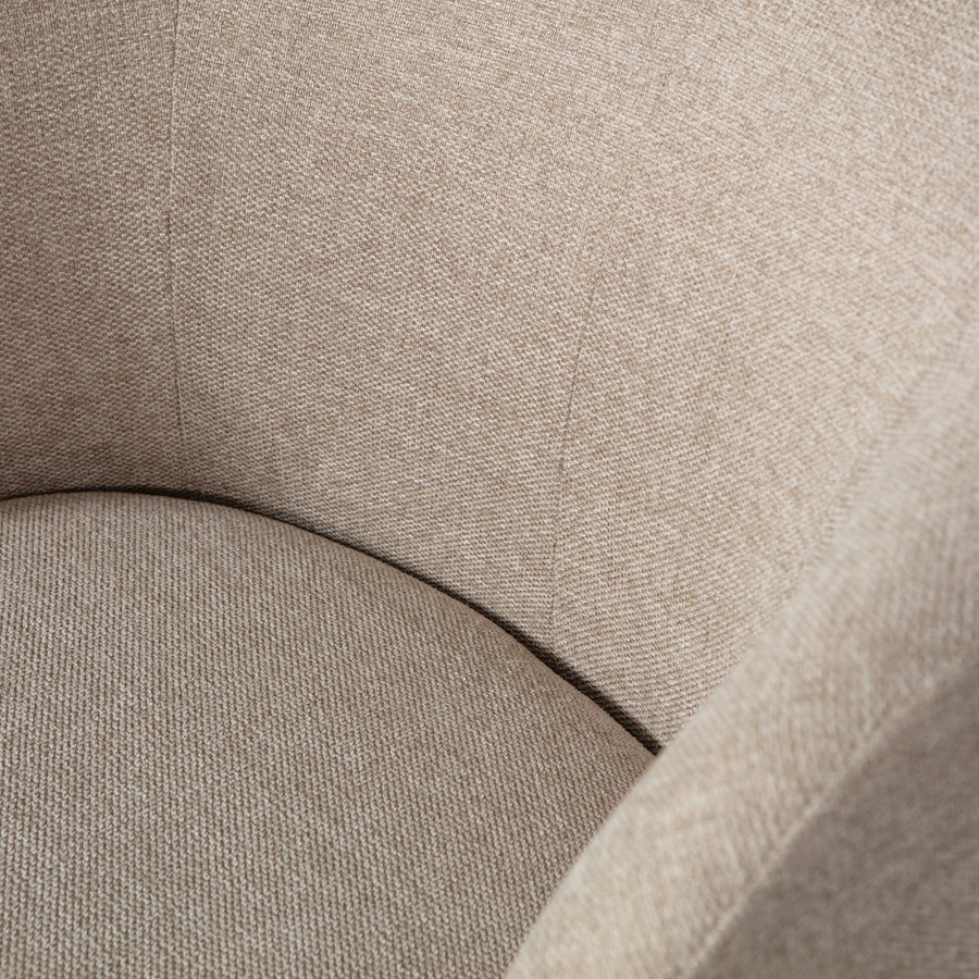 SERRA DRAAIFAUTEUIL GEWEVEN STOF ZAND