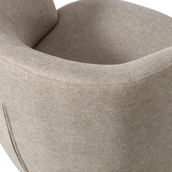 SERRA DRAAIFAUTEUIL GEWEVEN STOF ZAND