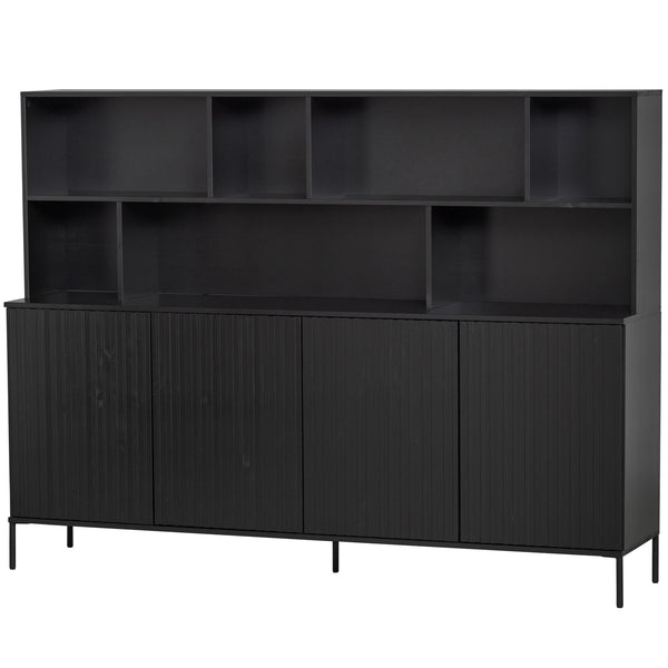 NEW GRAVURE WANDKAST GRENEN ZWART [fsc]