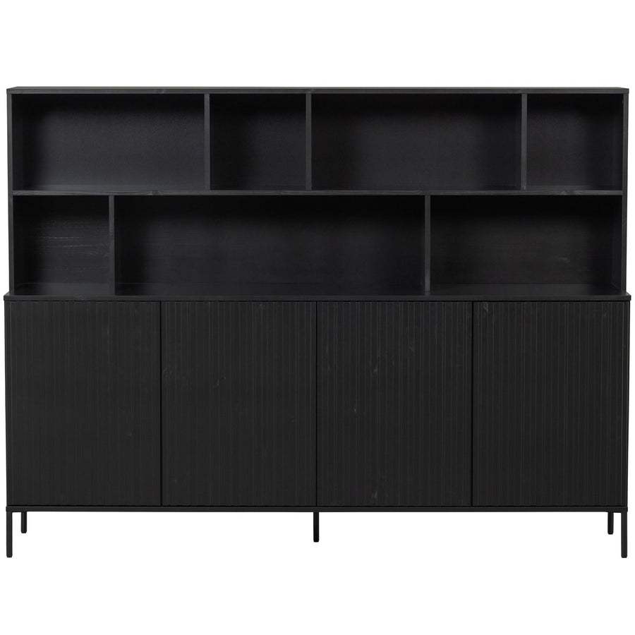 NEW GRAVURE WANDKAST GRENEN ZWART [fsc]