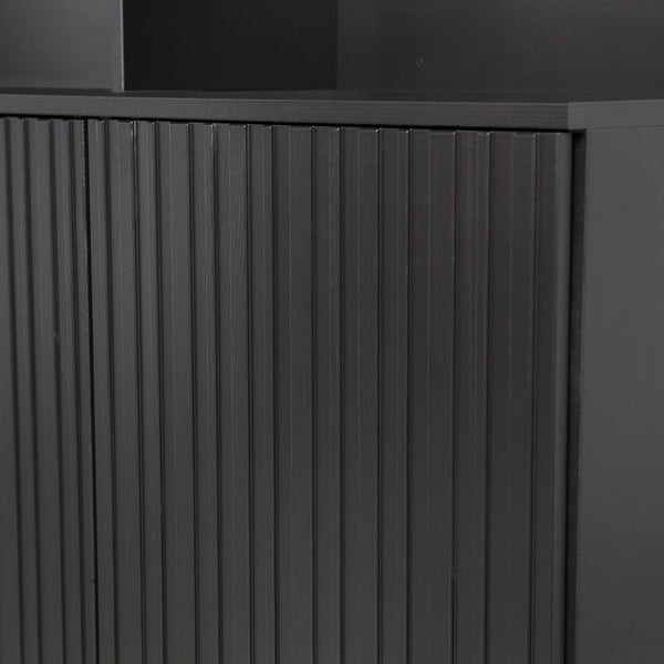 NEW GRAVURE WANDKAST GRENEN ZWART [fsc]