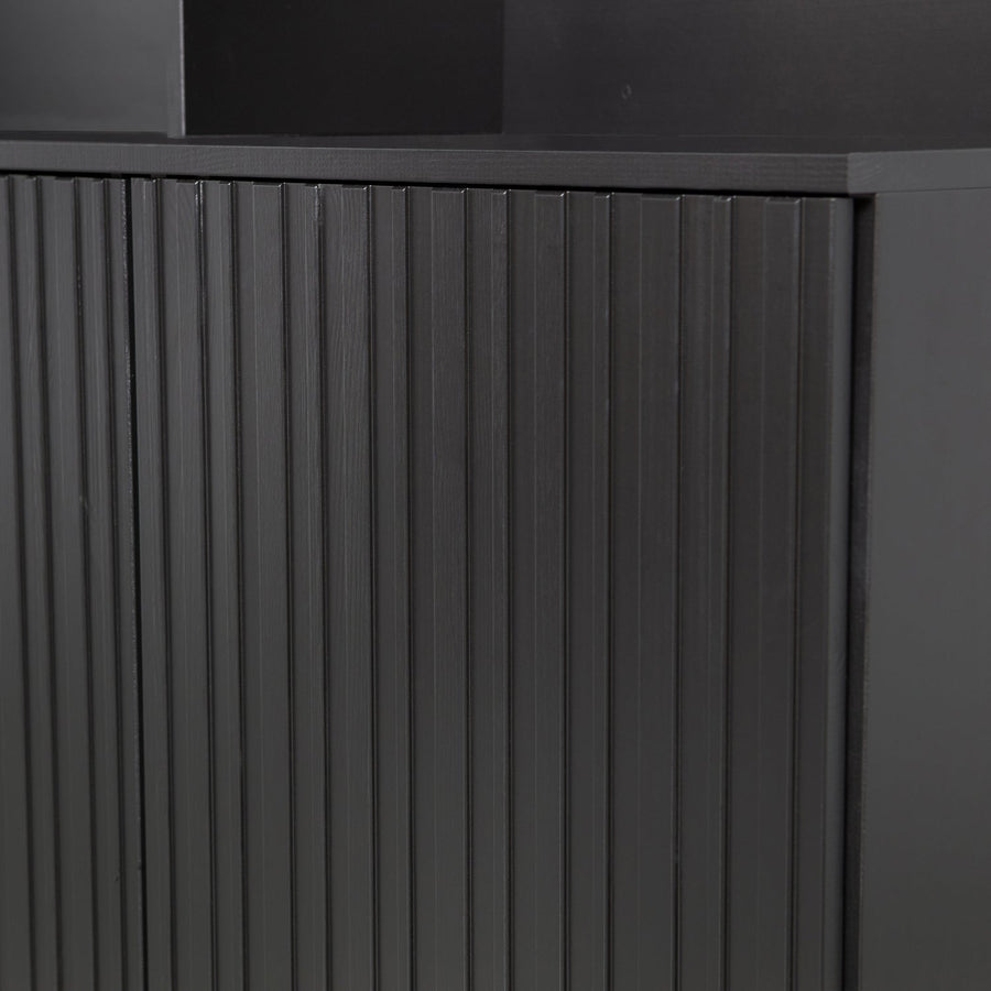 NEW GRAVURE WANDKAST GRENEN ZWART [fsc]
