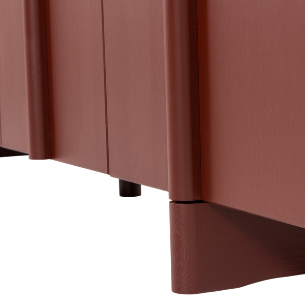 BASU DRESSOIR GRENEN BORDEAUXROOD [fsc]