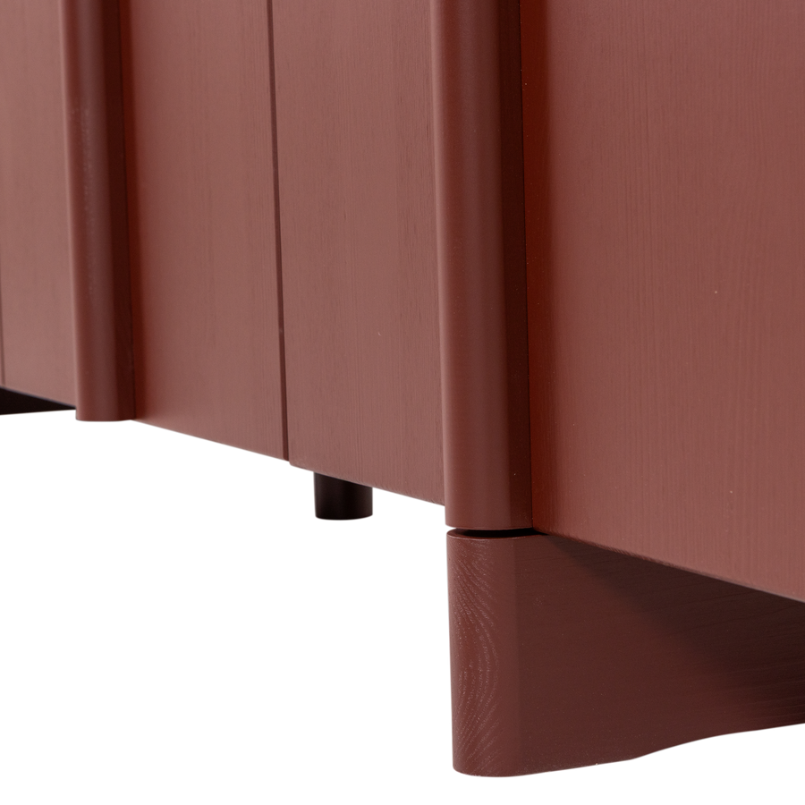 BASU DRESSOIR GRENEN BORDEAUXROOD [fsc]