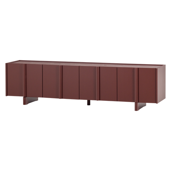 BASU TV MEUBEL 200 CM GRENEN BORDEAUXROOD [fsc]