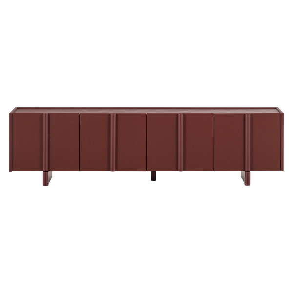 BASU TV MEUBEL 200 CM GRENEN BORDEAUXROOD [fsc]