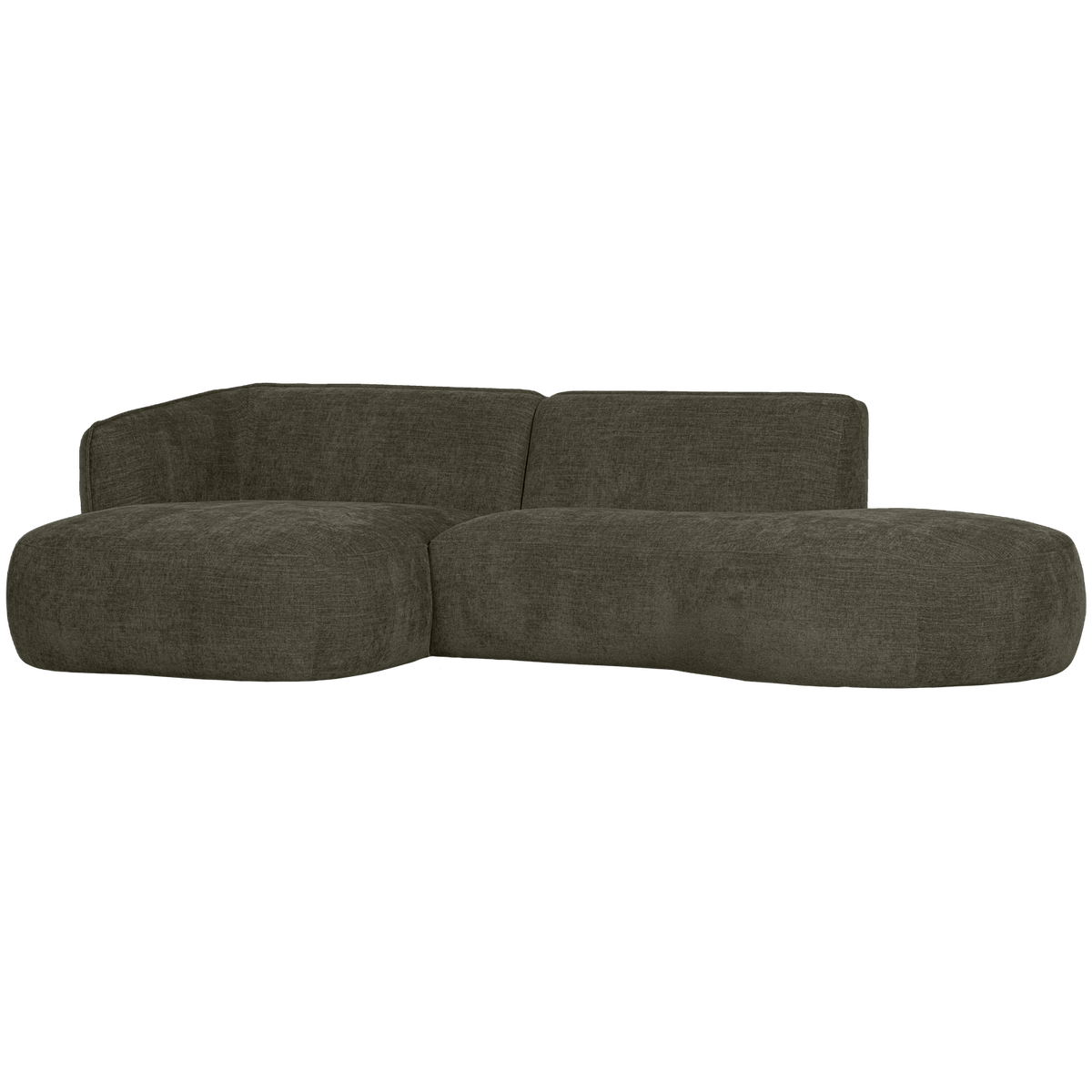 POLLY CHAISE LONGUE LINKS WARM GROEN