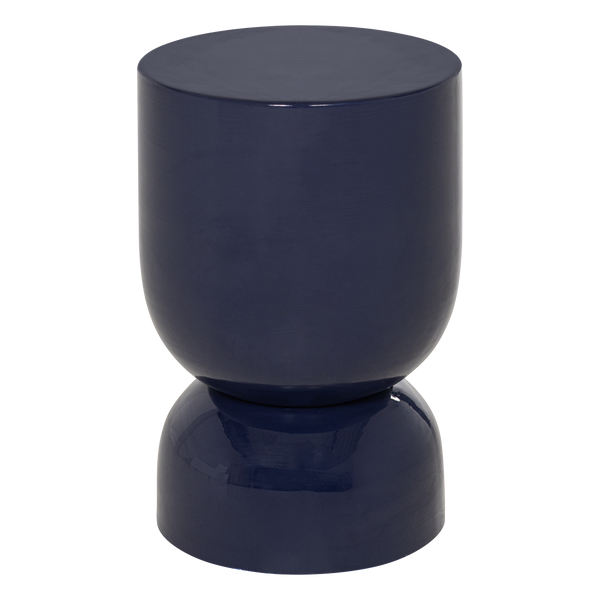Hekla bijzettafel metaal donkerblauw