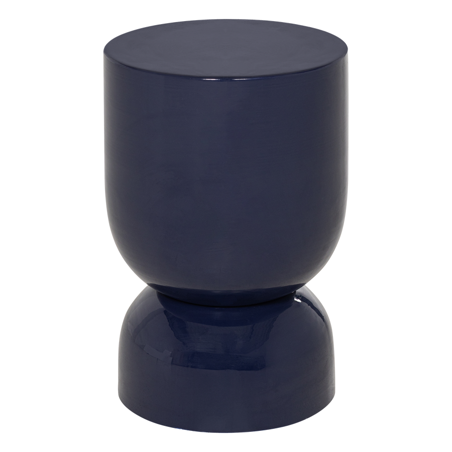 Hekla bijzettafel metaal donkerblauw