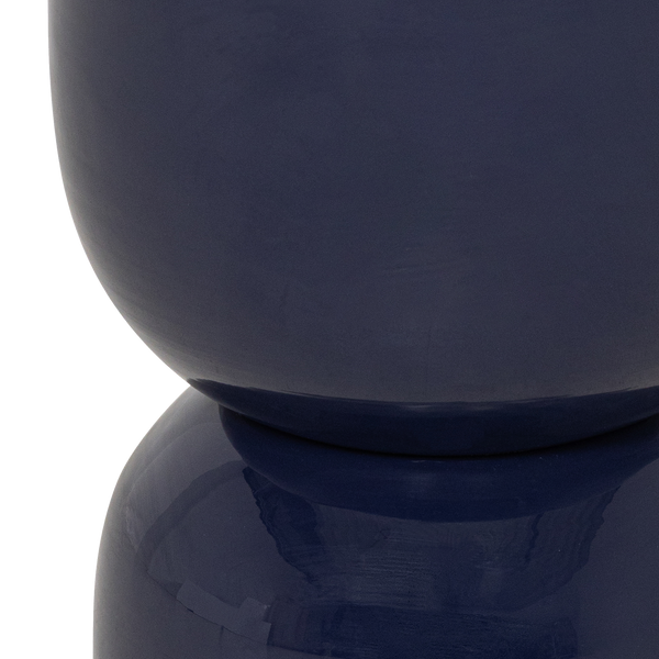 Hekla bijzettafel metaal donkerblauw