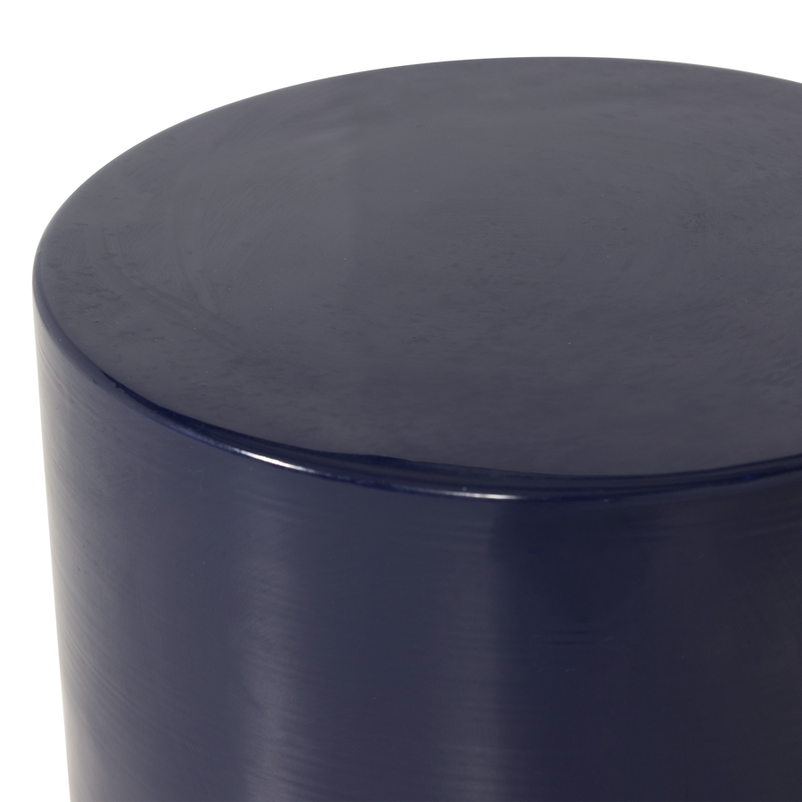 Hekla bijzettafel metaal donkerblauw