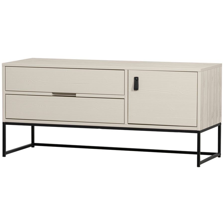 Silas tv-meubel 120 cm grenen dust