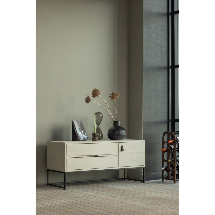 Silas tv-meubel 120 cm grenen dust