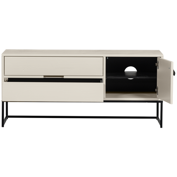 Silas tv-meubel 120 cm grenen dust