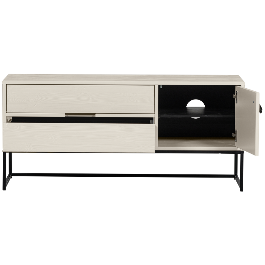 Silas tv-meubel 120 cm grenen dust