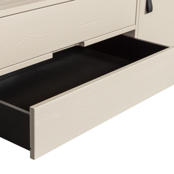 Silas tv-meubel 120 cm grenen dust