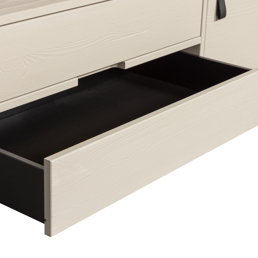 Silas tv-meubel 120 cm grenen dust