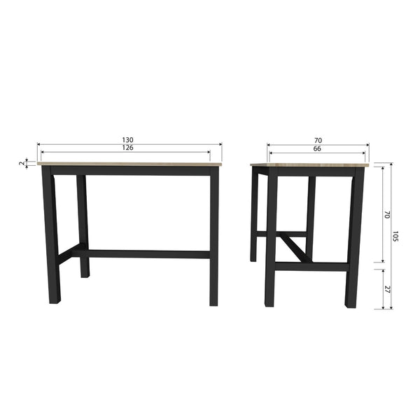 Silas tv-meubel 120 cm grenen dust
