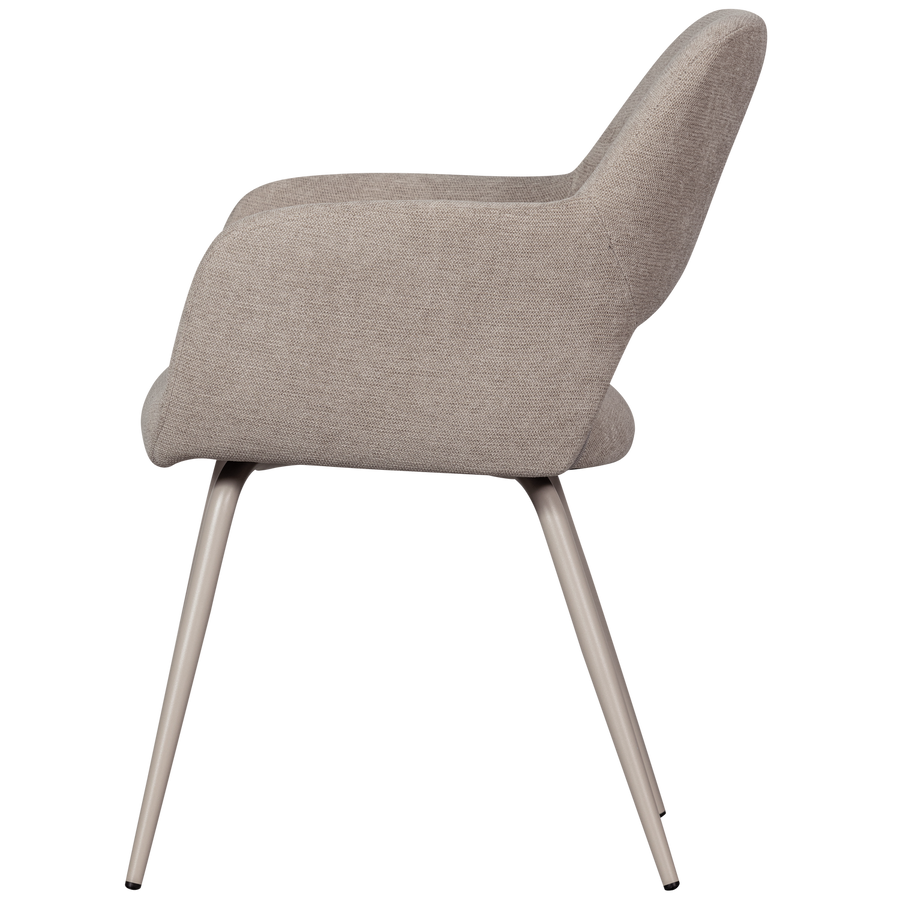 JENNY EETKAMERSTOEL GEWEVEN STOF NATUREL (set of 2)
