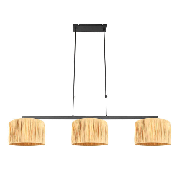 Hanglamp 3-lichts Stang 3744ZW Zwart