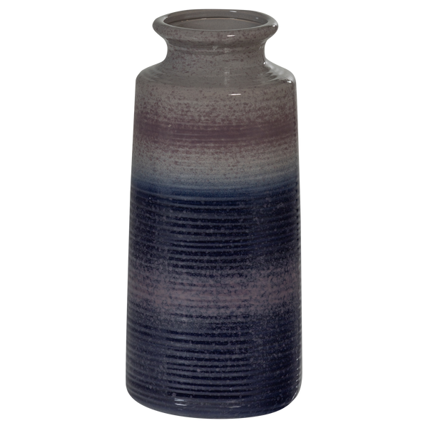 Decennia xl vaas keramiek paars/blauw