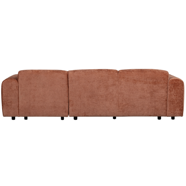 CLOUD CHAISE LONGUE BANK RECHTS CHENILLE TERRA