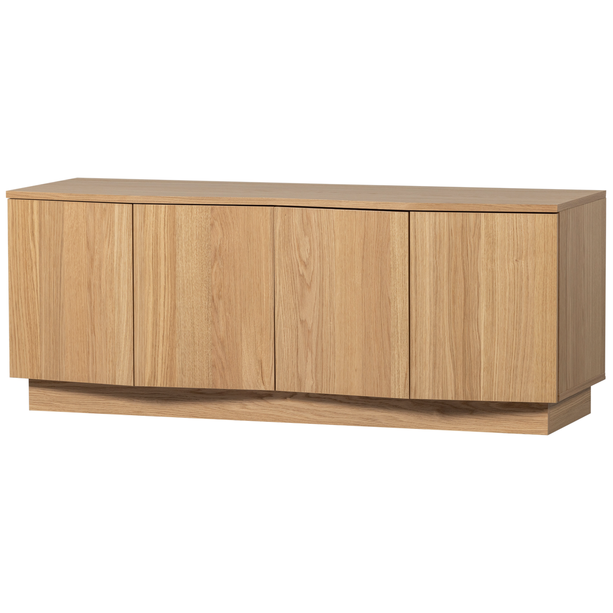 Zuma tv-meubel 133 cm eiken fineer transparant [fsc]