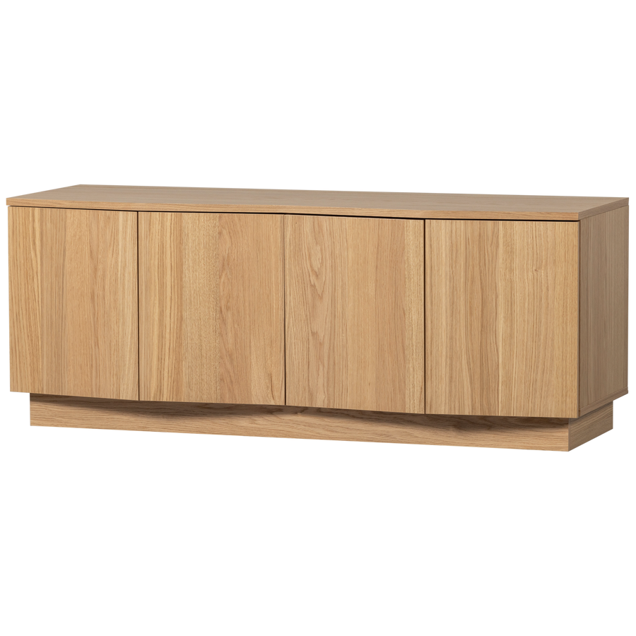 Zuma tv-meubel 133 cm eiken fineer transparant [fsc]