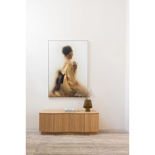 Zuma tv-meubel 133 cm eiken fineer transparant [fsc]